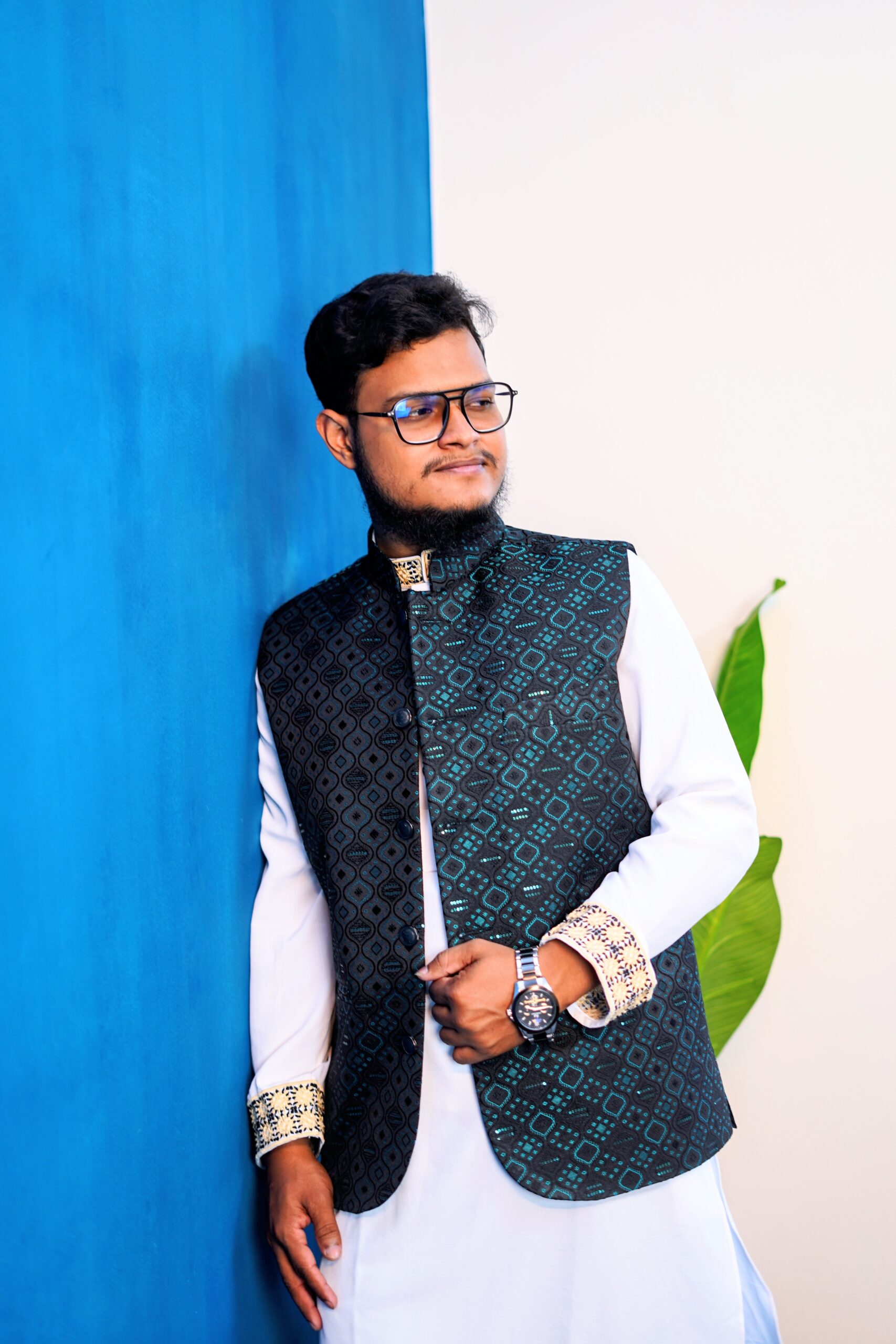 ✨ Luxury Khatan Koti [Deep Teal Green]